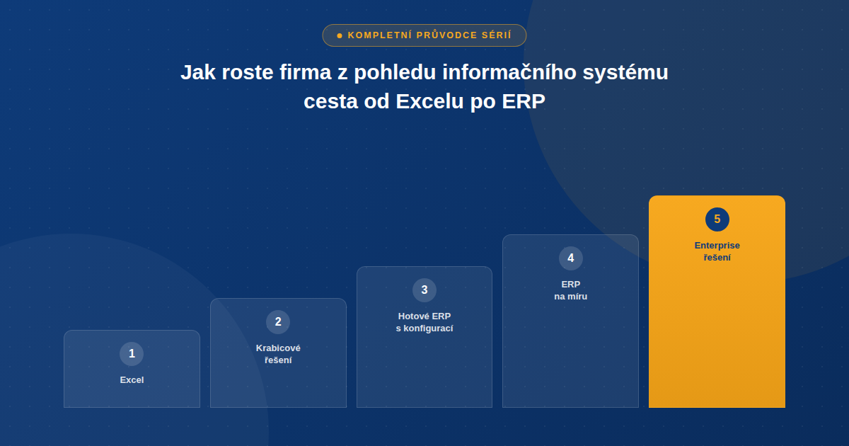 Nová série v akademii: Jak roste firma z pohledu informačního systému